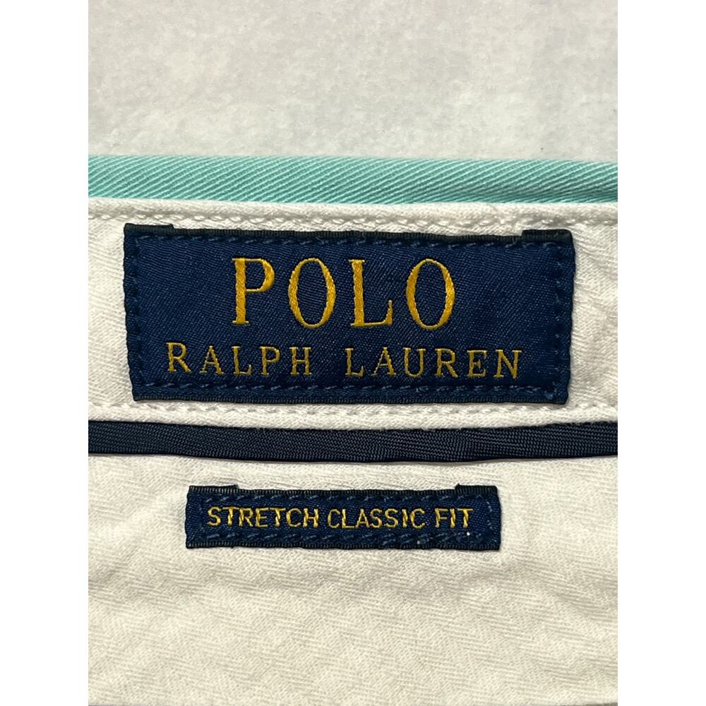 Polo Ralph Lauren Mens 30 x 6" Teal Blue Green Cotton Shorts Stretch Classic Fit - Picture 8 of 10